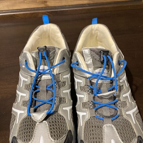 Speedo Hydro Comfort Blue and Gray Size 9 - Picture 4 of 12